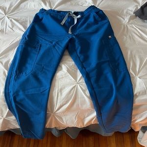Figs blue scrub pants